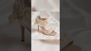 White shoes designs 🌸1millonveiws fashion subscribemychannel viralvideo shortsfeed heels [upl. by Charlotta]