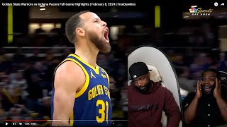 Warriors vs Pacers Curry Caught Fire [upl. by Yentiw]