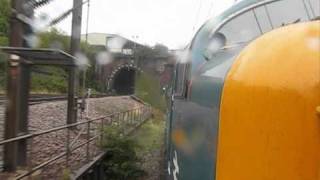 Deltic 55022 Powers Out of Kings Cross 11th Sept 2010 [upl. by Lipcombe561]