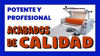 ✅ Laminadora de papel PROFESIONAL Vansda 380450520 P con LAMINADO A 1 o 2 CARAS [upl. by Axela]