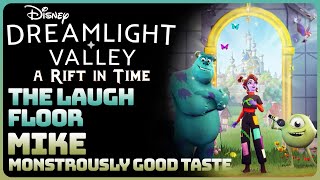 Dreamlight Valley  The Laugh Floor Monstrously Good Taste Mikes Level 4 Quest [upl. by Aramaj]