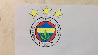 FENERBAHÇE LOGO ÇİZİMLERİ FENERBAHÇE ÇİZİMLERİ [upl. by Aksehcnarf]