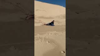 Stockton Sand Dunes Largest moving sand dune in the Southern Hemisphere great for sand boarding [upl. by Ahsratal]