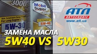 Замена масла  5W30 vs 5W40  Можно ли заменить 5W30 на 5W40и наоборот [upl. by Ahseikan]