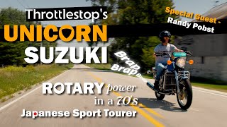 The Rotary Unicorn  Throttlestops 1975 Suzuki RE5 Wankel Powered Sport Tourer [upl. by Follansbee916]