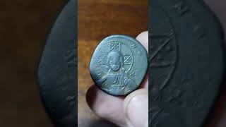 BYZANTINE Anonymous Bronze Follis CLASS A3 102528 coin monedas jesus christ christianity [upl. by Boswall]