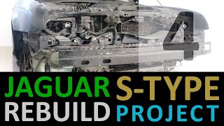 Jaguar SType Restoration 4 HEADLIGHT Delete [upl. by Jacey]