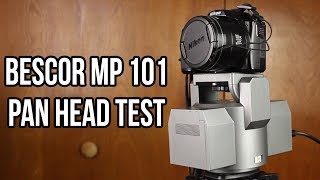 Bescor MP 101 Pan Head Test [upl. by Aihsele527]