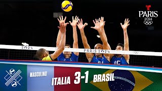 Highlights  Italia vs Brasil 31  Juegos Olímpicos  Telemundo Deportes [upl. by Daisy808]