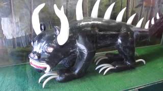 Hodag Roar at Logging Museum in Rhinelander [upl. by Steward]