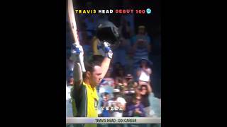 Travis head debut 100🗿 cricket travishead cricketaustralia mindsettrending [upl. by Secnarf]