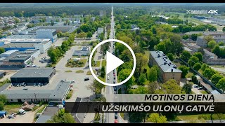 Motinos dieną užsikimšo Ulonų gatvė [upl. by Nehtiek]