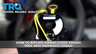 How to Replace Airbag Clock Spring 20052010 Chevrolet Cobalt [upl. by Aicinoid]