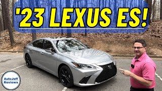 2023 Lexus ES 300h F Sport Handling Review amp Rainy Test Drive [upl. by Evars]