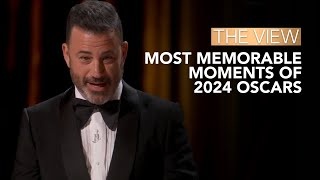 Most Memorable Moments Of 2024 Oscars  The View [upl. by Adnahsed412]