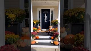 Fall porch refresh ☁️🍂🎃✨ [upl. by Akilaz]