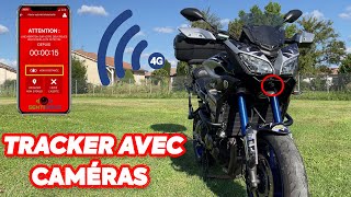 UN TRAQUEUR MOTO AVEC CAMÉRAS CONNECTÉES 📡 SENTINELLE BY SENTIDRIVE [upl. by Nonnad]