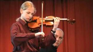 Albrecht Menzel 12 years Zigeunerweisen op20 by Sarasate [upl. by Mechling573]