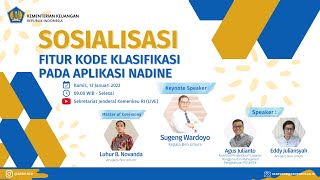 Live  Sosialisasi Fitur Kode Klasifikasi Kearsipan pada Aplikasi Nadine [upl. by Baillie543]