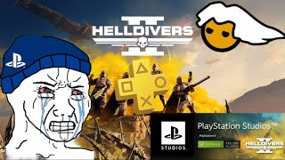 PlayStation Fanboy SALTY About PS Requirement For Helldivers 2 While PC Plays Online For Free [upl. by Conti]