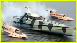 ⚓️ The Fastest WATER MACHINES in the World ► 3D Comparison ⚓️Ships Submarines Torpedoes [upl. by Nnyleak528]