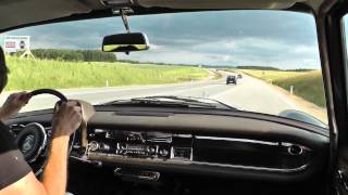 Mercedes 200D Heckflosse W110 vor Baubeginn Umfahrung Zwettl [upl. by Dre171]