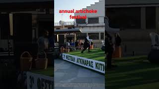 Annual artichoke festival in Kiti village Larnaka Cyprus [upl. by Atiluap]