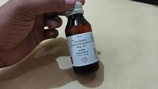 Bromhexine hydrochloride syrup Uses Side Effects Dose  Cough syrup  remedios caseros para la tos [upl. by Oneil]