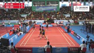 Kevin Sanjaya S  Praveen Jordan PB DJARUM VS Angga Pratama Hendra Setiawan JAYA RAYA [upl. by Dalis908]