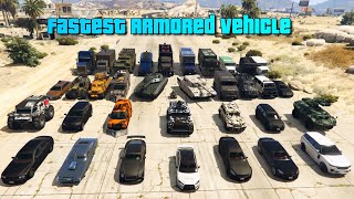 GTA V Fastest Armored Vehicle in whole game Top Speed [upl. by Rothwell]