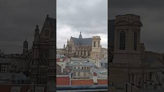 Overlooking from La Plum Rooftop Paris france adventure amazing place asmr shorts [upl. by Htebaras111]