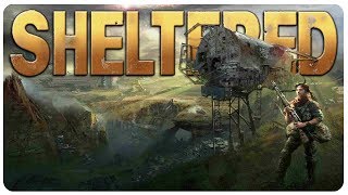 BANDIT RAIDS ON MY BASE FINALLY  Sheltered Gameplay 16 Update [upl. by Anitnamaid46]