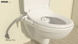 How to Install Kohlers Pureclean Bidet Seat [upl. by Calandria]