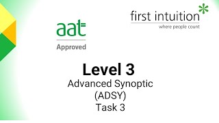 AAT Advanced Level Synoptic ADSY Revision  Task 3 [upl. by Auoh]