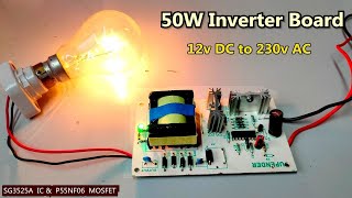 50W 12V DC to 220V AC Inverter Circuit Board  DC to AC Converter  POWER GEN [upl. by Firehs859]