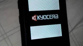 Kyocera Qualcomm 3G CDMA Boot Up [upl. by Borlow610]