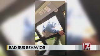 WCPSS responds after video shows Wake County students jumping out bus window [upl. by Junieta735]