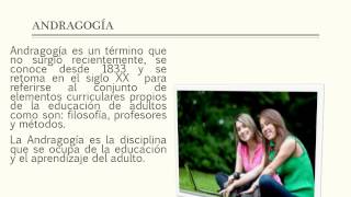 ANDRAGOGIA AMERICAN ANDRAGOGY UNIVERSITY [upl. by Ynaoj]