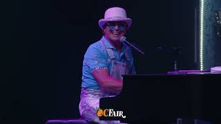 Elton John quotRocketmanquot LIVE by Kenny Metcalf as Elton amp The Early Years Band  the OC Fair 2023 [upl. by Eirolam]