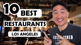 TOP 10 Best Restaurants in LOS ANGELES [upl. by Guidotti]