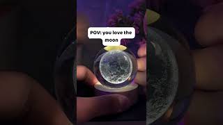 Tiktok made me buy it  3D Moon Crystal Ball Night Lamp amazonfinds [upl. by Mila]