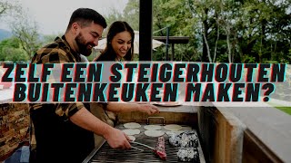 7 TIPS OM ZELF EEN STEIGERHOUTEN BUITENKEUKEN TE MAKEN Mijn Stappenplan  Bouwtekeningen [upl. by Ahsinrat]