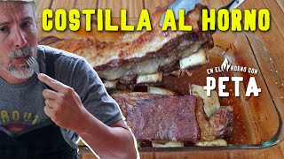 COSTILLA AL HORNO  Tan Tiernas que se salen los huesos [upl. by Baal670]