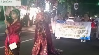 Live street parade marching band kab banyuwangi [upl. by Trebuh]