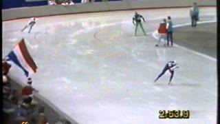 Winter Olympic Games Calgary 1988  5 km Lamarche  Visser [upl. by Anivlek629]