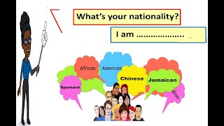 Whats Your Nationality Song [upl. by Nerb]