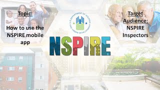 NSPIRE mobile app video for inspectors [upl. by Naugan781]