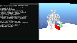 Differential Inverse Kinematics Demonstration with Pinocchio [upl. by Rene724]