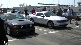 2007 Roush Mustang vs 2011 50 Mustang [upl. by Niarbo]