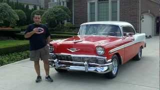 1956 Chevy Bel Air Classic Muscle Car for Sale in MI Vanguard Motor Sales [upl. by Ydnar]